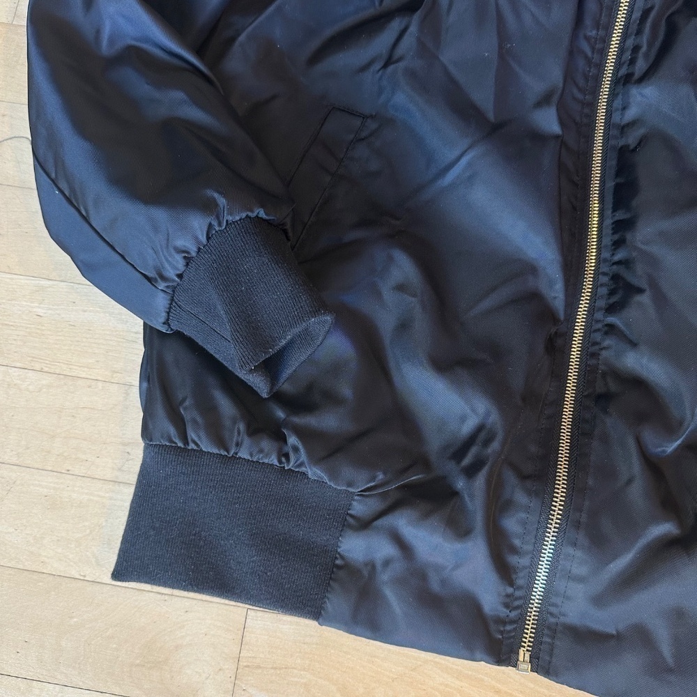 Katherine Barclay Black bomber Jacket, S, CB2187 - Picture 4 of 7